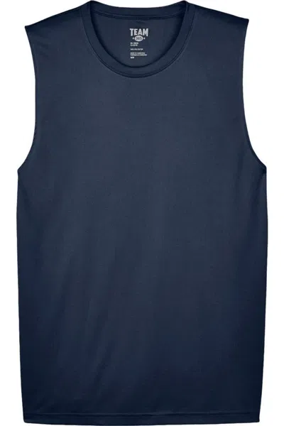 Team 365 Zone Performance Muscle T-shirt In Blue