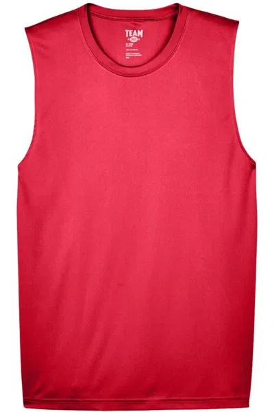 Team 365 Zone Performance Muscle T-shirt In Red