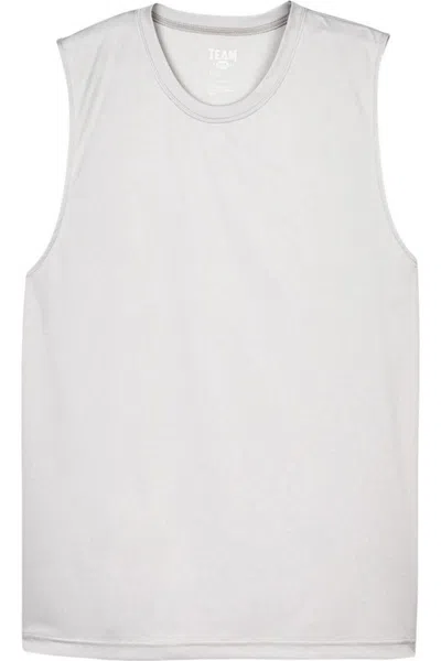 Team 365 Zone Performance Muscle T-shirt In White