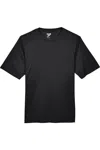 Team 365 Sonic Heather Performance T-shirt In Black