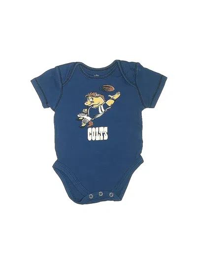 Pre-owned Team Apparel Babies' Short Sleeve Onesie In Blue