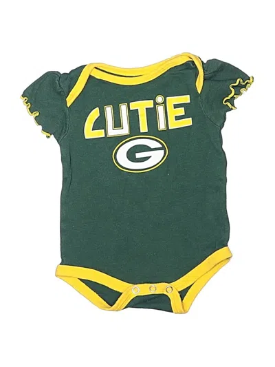 Pre-owned Team Apparel Babies' Short Sleeve Onesie In Green