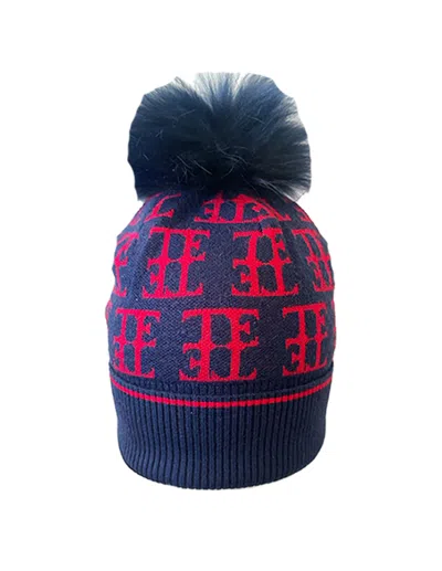 Team Event Women's Blue Te Logo Ski Beanie
