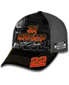 Team Penske Men's Checkered Flag Sports Black Joey Logano 2024 Nascar Cup Series Champion Trophy Adjustable Hat In Black