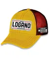 Team Penske Men's Checkered Flag Sports Yellow Joey Logano 2024 Nascar Cup Series Champion Patch Adjustable Hat In Yellow