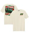 Team Penske Men's Natural Joey Logano Hunt Brothers Pizza Car T-shirt In White