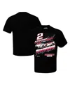 Team Penske Men's  Black Austin Cindric Discount Tire Groove T-shirt In Black