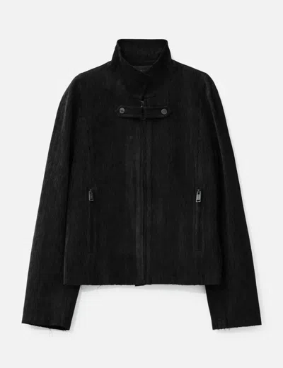 Team Wang Design Acceptance Boxy Corduroy Jacket In Black