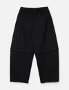Team Wang Design Acceptance Convertible Scimitartrousers In Multi