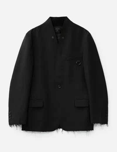 Team Wang Design Acceptance Oversized Suit Jacket In Black