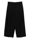 Team Wang Design Acceptance Pleated Trousers In Black