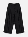 Team Wang Design Acceptance Pleated Trousers In Black