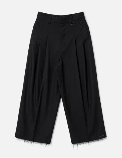 Team Wang Design Acceptance Pleated Trousers In Black