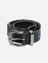 Team Wang Design Acceptance Wide Leather Belt In Black