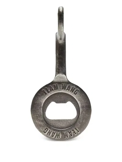 Team Wang Design Bottle Opener Keyring In Metallic