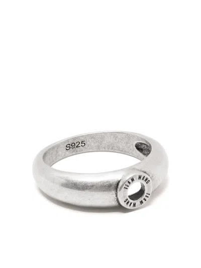 Team Wang Design Choices Eyelet Ring In Silber