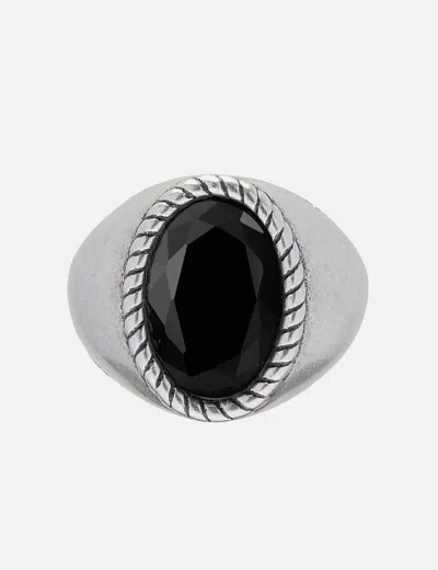 TEAM WANG DESIGN CHOICES ROPE SILVER GEM RING