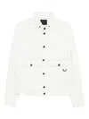 Team Wang Design Acceptance Denim Jacket In White