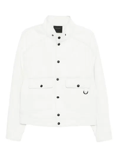 Team Wang Design Denim Jacket In White