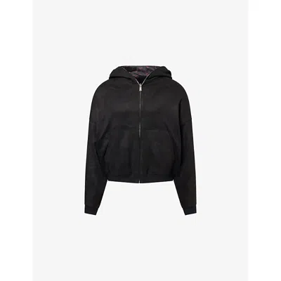 Team Wang Design Mens Black  X Billionaire Boys Club Diamond And Dollars Fleece Hoody