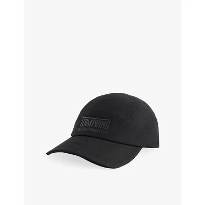 Team Wang Design Mens Black Team Wang X Billionaire Boys Club Logo-print Cotton Cap