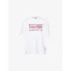 Team Wang Design Mens White  X Billionaire Boys Club Graphic-print Cotton T-shirt In White