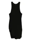 Team Wang Design Raw-edge Tank Top In Black