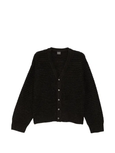 Team Wang Design Reset Cardigan In Black