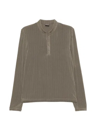 Team Wang Design Reset Henley T-shirt In Green