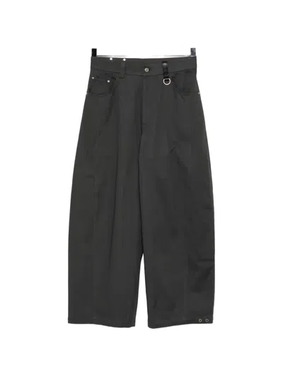 Team Wang Design Reset Wide-leg Trousers In Gray
