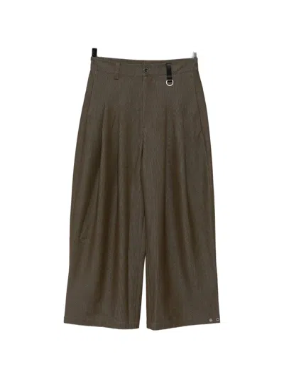 Team Wang Design Reset Wide-leg Trousers In Green