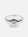 Team Wang Design The Original 1 Classic Silver Gem Ring In Silver