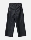Team Wang Design The Original 1 Faux Leather Pants In Black