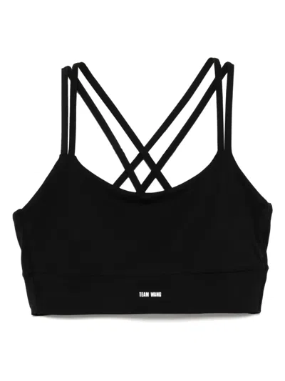 Team Wang Design The Original 1 Padded Sports Bra In Black