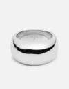Team Wang Design The Original 1 Wide Band Silver Ring In Metallic