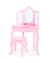 Teamson Fantasy Fields By  Kids Little Lady Alessandra Medium Corner Play Vanity - Ages 3-7