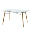Teamson Home - Minimalista Glass Dining Table