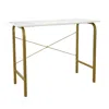 Teamson Home 40" Home Office Computer Desk With Metal Base
