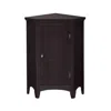 Teamson Home Glancy 1 Shutter Door Wooden Corner Stand Floor Cabinet