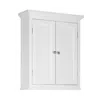 Teamson Home Glancy Two Shutter Doors Wooden Removable Wall Cabinet White