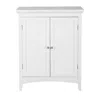 Teamson Home Glancy Two Shutter Doors Wooden Storage Stand Floor Cabinet