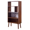 Teamson Home Kingston Wooden Bookcase With Marble-look Top