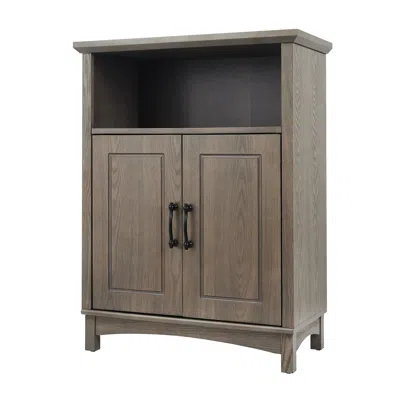Teamson Home Russell Farmhouse Wooden Floor Cabinet In Brown