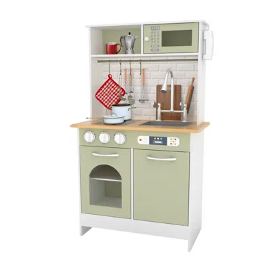 Teamson Kids - Little Chef Boston Modern Play Kitchen In Gray