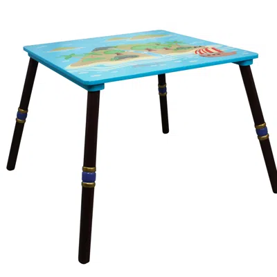 Teamson Kids Pirate Kids Toddler Wooden Table Indoor (no Chairs) Td-11593a1