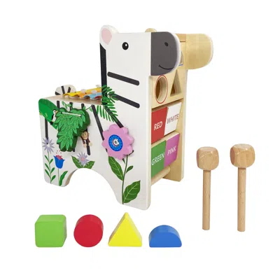 Teamson Kids Zebra Learn & Play Activity Center With Xylophone In Multi