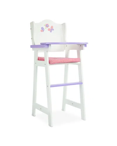 Teamson Little Princess Baby Doll High Chair In White
