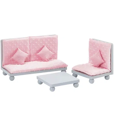 Teamson Olivias World Baby Doll Wooden Furniture Lounge Sofa Dolls Chair Td-11930abg In Pattern
