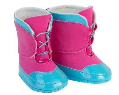Teamson Sophia's -18" Doll - Snow Boot - Hot Pink In Brown