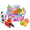 Teamson Sophia's 14 Piece Grocery Basket Food Set For 18'' Dolls, Multicolor